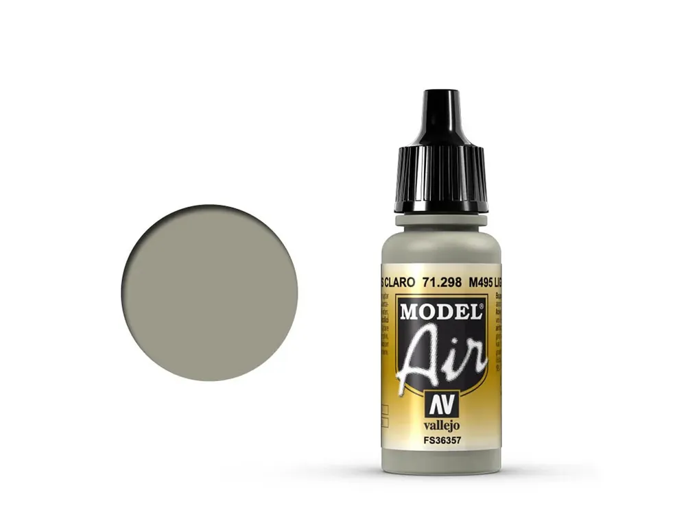 Barva Vallejo Model Air - M495 Light Gray 17ml Cenová Bomba
