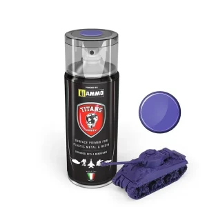 Základní barva ve spreji Titans Hobby - Magic Purple Matt Primer 400ml Levný