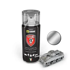 Základní barva ve spreji Titans Hobby - Bare Metal Matt Primer 400ml Aktuální