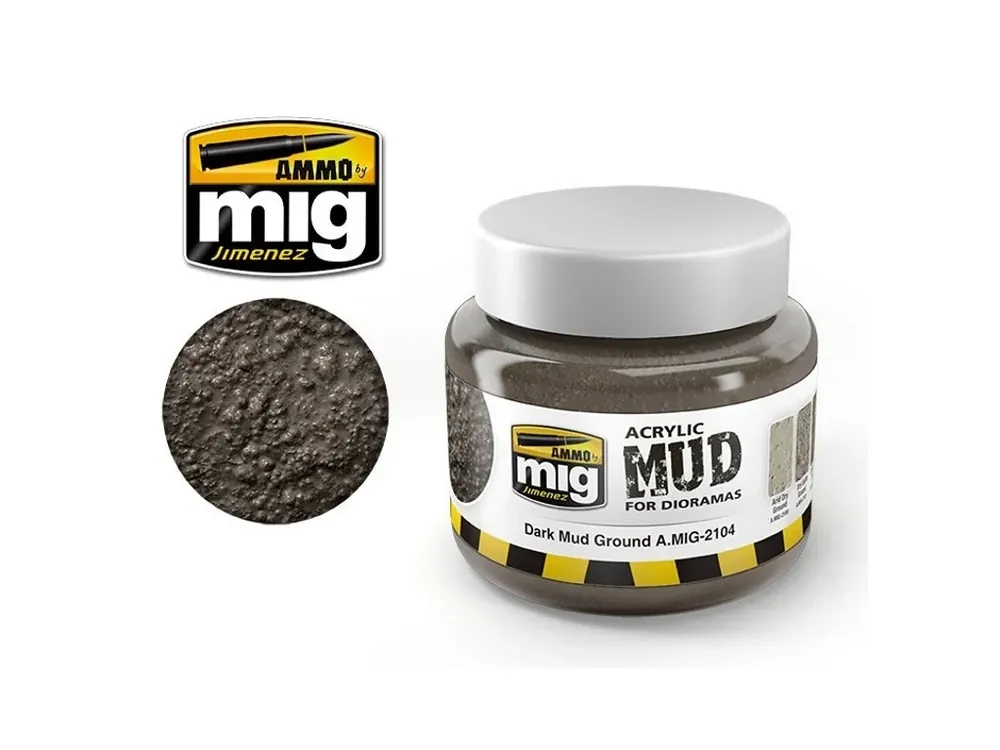 Texturová barva AMMO - Dark Mud Ground 250ml Finální Výprodej