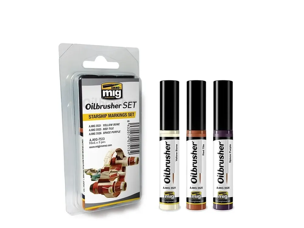 Patinovací MIG Oilbrusher Starship Markings Set AMIG7513 Nejlepší Cena