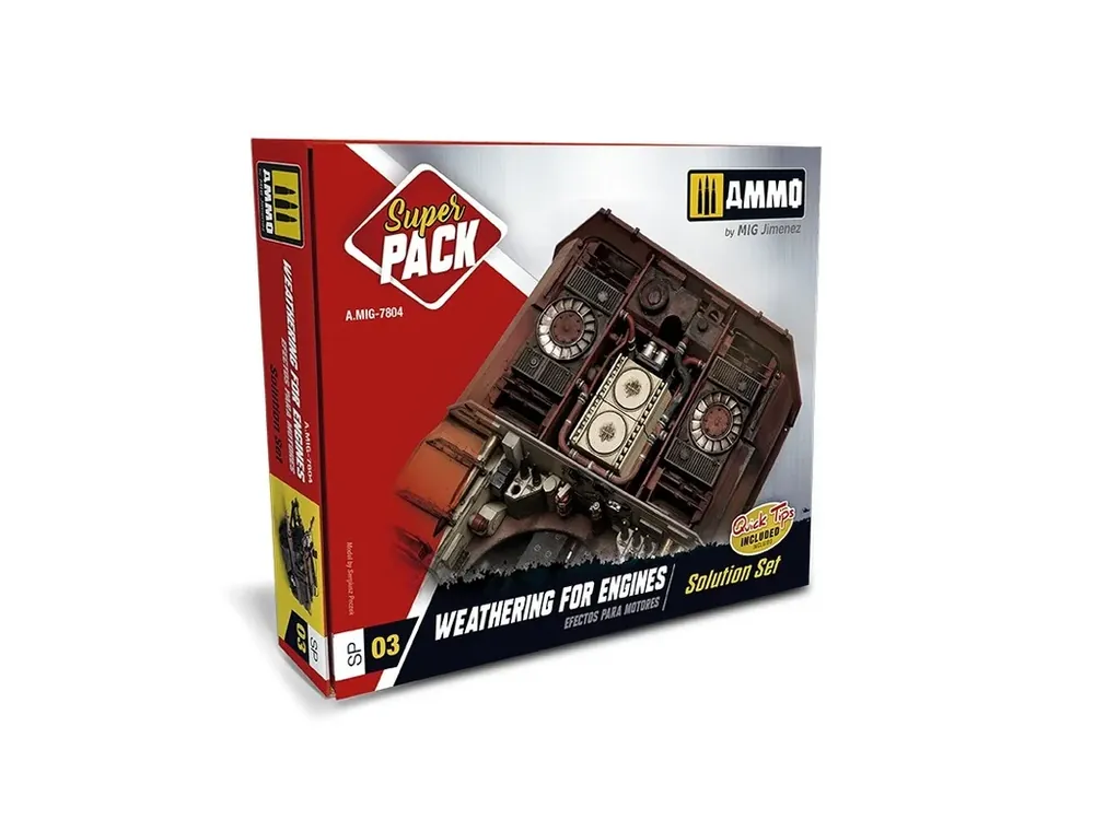 Cenový Hit Sada farieb MIG Weathering for engines Set
