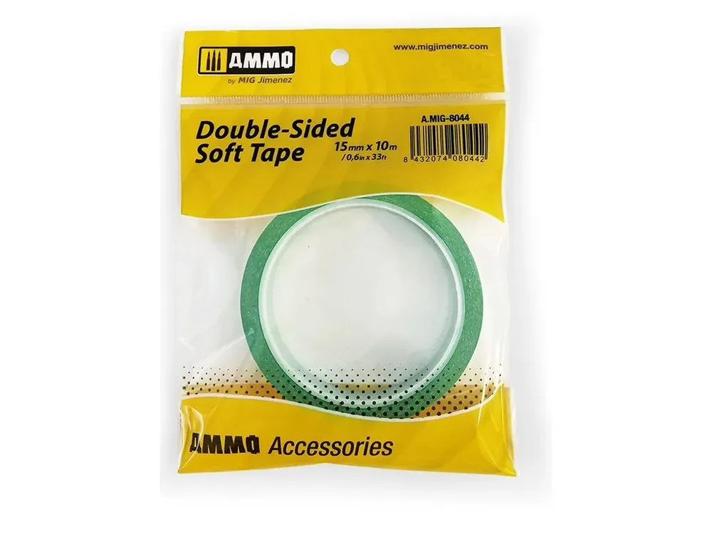 Výprodej Lepicí páska oboustranná AMMO Double-Sided Soft Tape 15mm x 10m