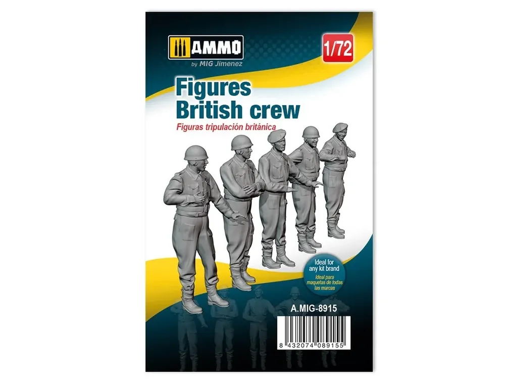 Figures British crew 1/72 Víkendová Akce