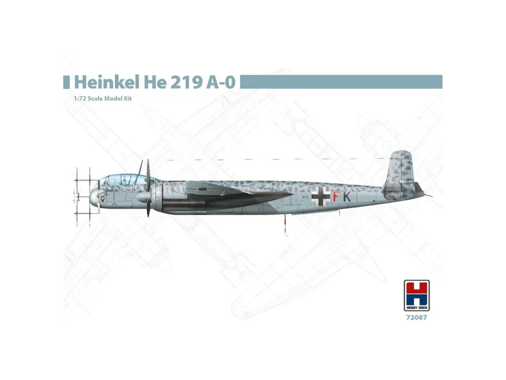 Heinkel He 219 A-0 1/72 Autentický