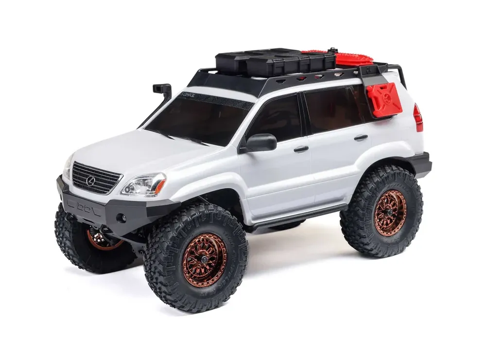 Axial RC auto SCX24 Lexus GX 470 4WD white 1/24 RTR Zlevněný