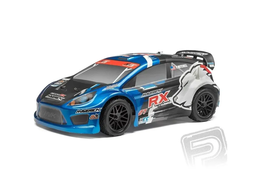 HPI RC Maverick Strada RX Rally Car 4WD modré 1/10 RTR Autentický
