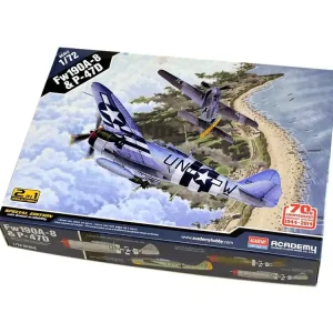 Značkový P-47 D & FW 190 A-8 70th Anniversary of Normandy 1/72