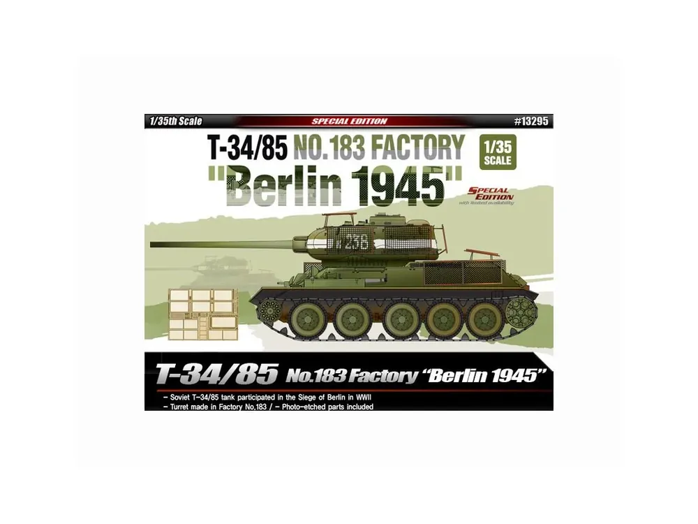 T-34/85 No. 183 Factory "Berlin 1945" 1/35 Cenový Hit