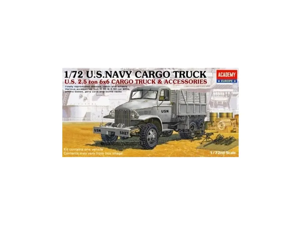US 2,5t Truck & Accessoires US NAVY 1/72 Academy Bezpečná Platba