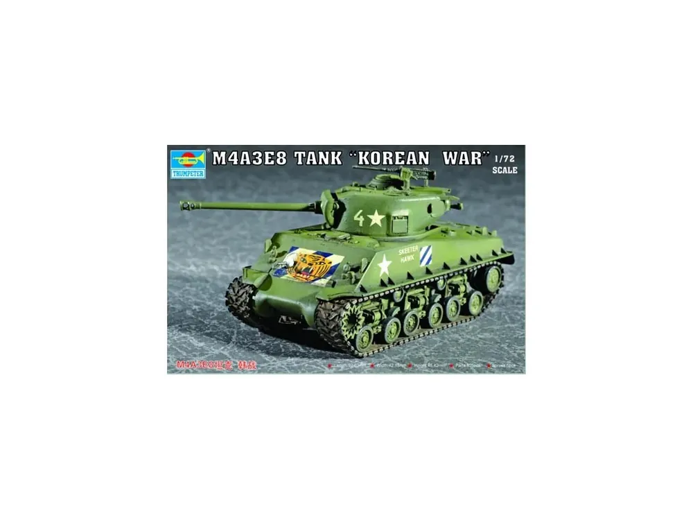 M4A3E8 Tank (T80 Track) 1/72 Vrácení Zdarma