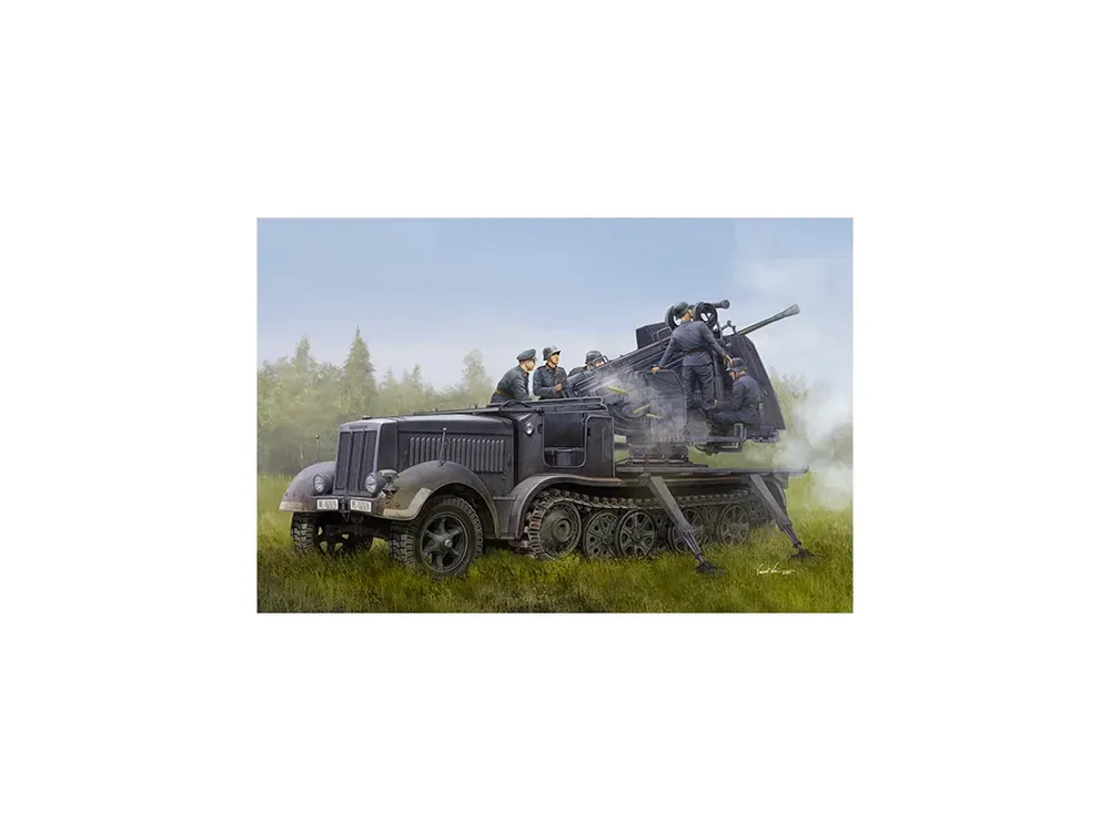 5cm FLAK 41auf Selbstfahrlafette (Sd.Kfz.7/2) 1/35 Akce