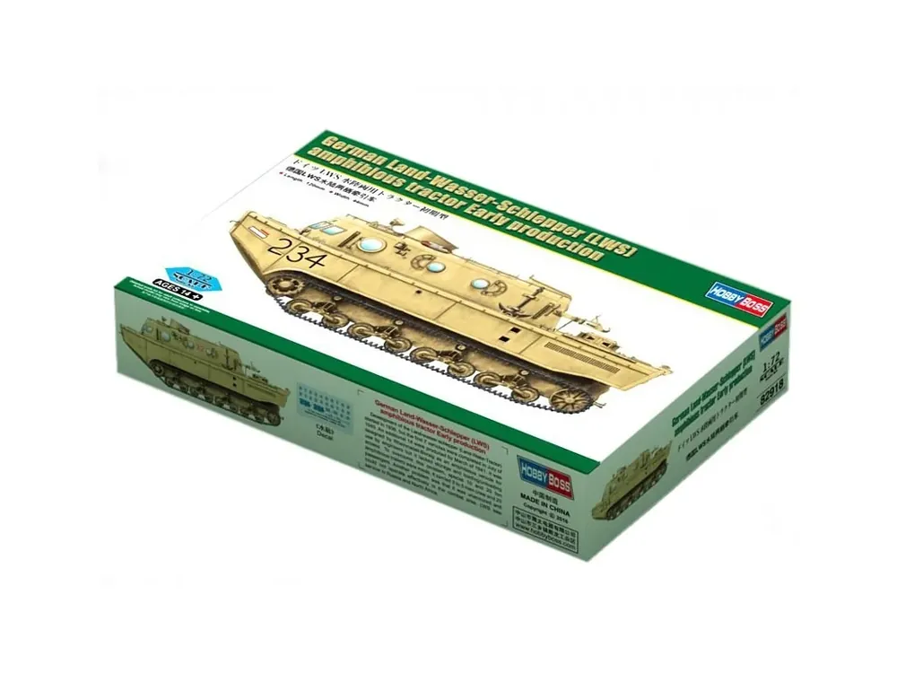 Objednat Nyní Land-Wasser-Schlepper (LWS) Amphibious Tractor (Early Production) 1/72