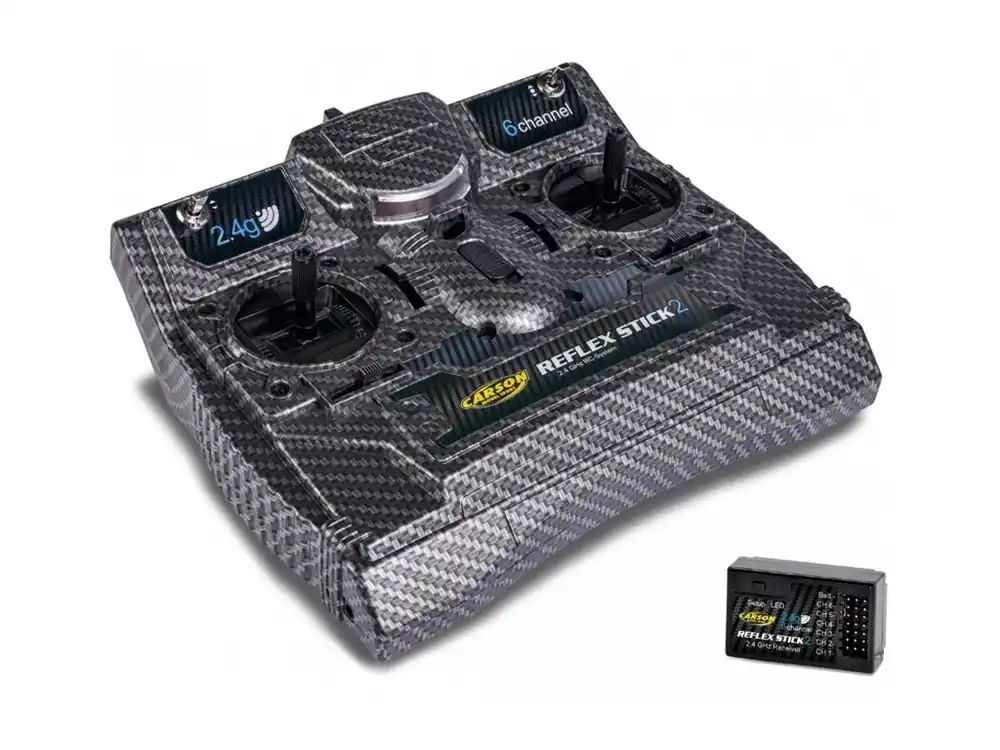 Vysílač Carson FS 6K Reflex Stick II 2,4GHz Extreme Carbon Super Cena