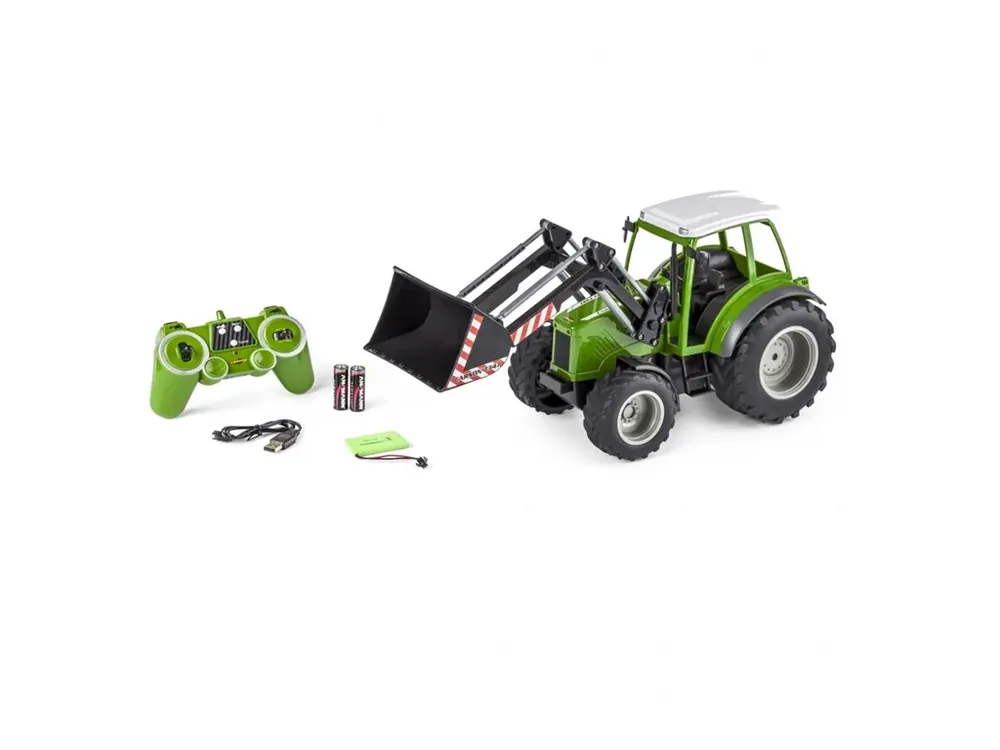 Hit Sezóny Carson RC Tractor w. front loader zelený 1/16 RTR