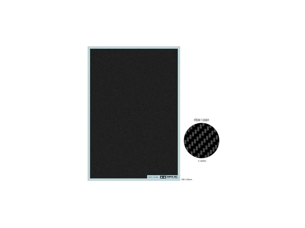Nálepka Carbon Decal Twill F Víkendová Akce