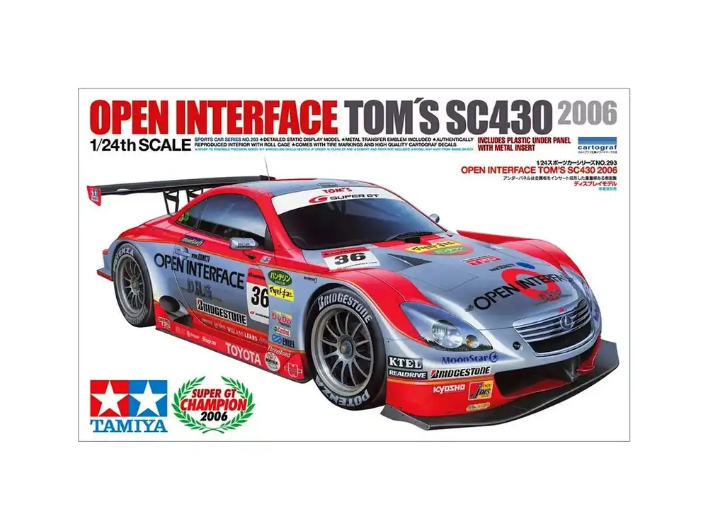 Open Interface TOM´S SC430 SGT 2006 1/24 Must-Have