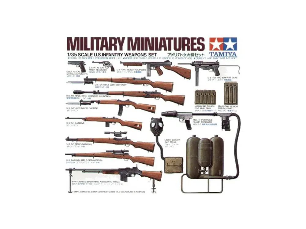 Bezpečná Platba U.S. Infantry Weapons set 1/35