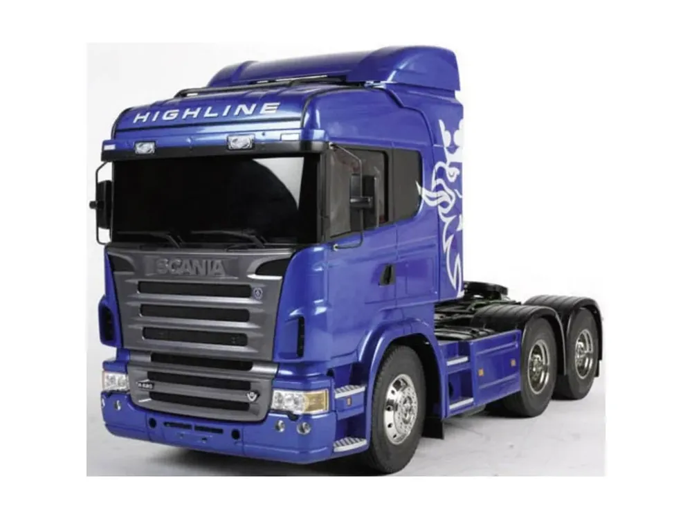 Tamiya RC Scania R620 6x4 Highline modrá metalíza (nabarvená) 1/14 KIT Omezená Nabídka