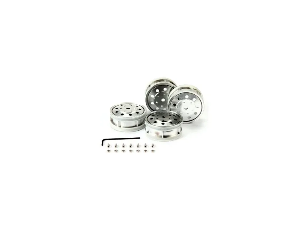 Disky chromované 22 mm Matt Finish pre ťahače Tamiya 1/14 Nízká Cena
