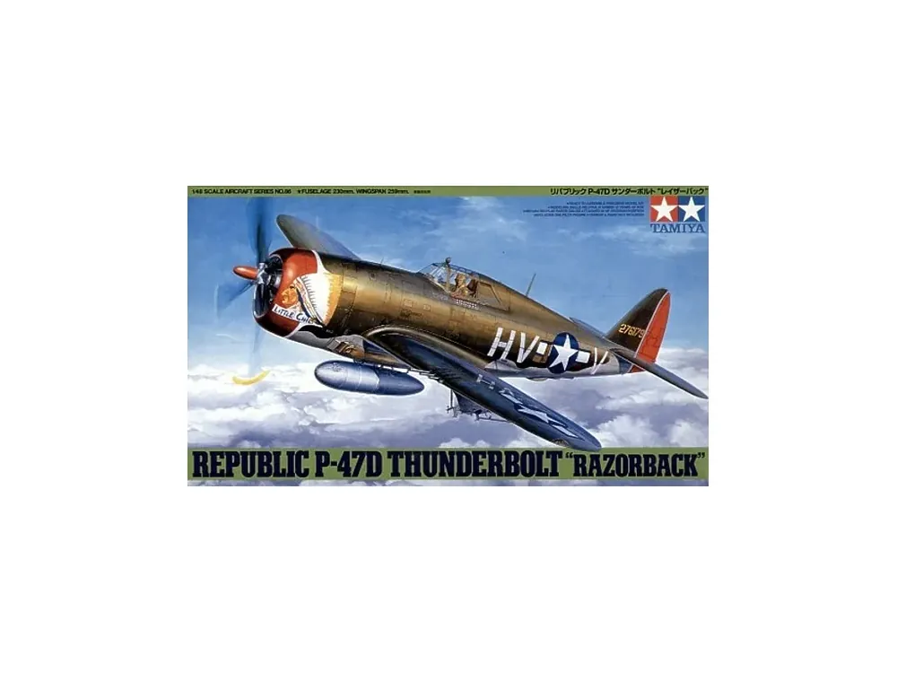 Nejprodávanější P-47D Thunderbolt Razorback 1/48