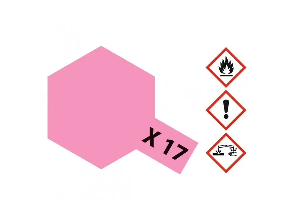 Barva Tamiya Acrylic X-17 - Pink Gloss 23ml Finální Výprodej