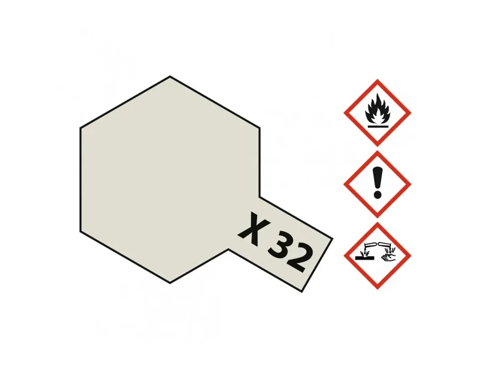 Nejlepší Volba Barva Tamiya Acrylic X-32 - Titanium Silver Gloss 23ml