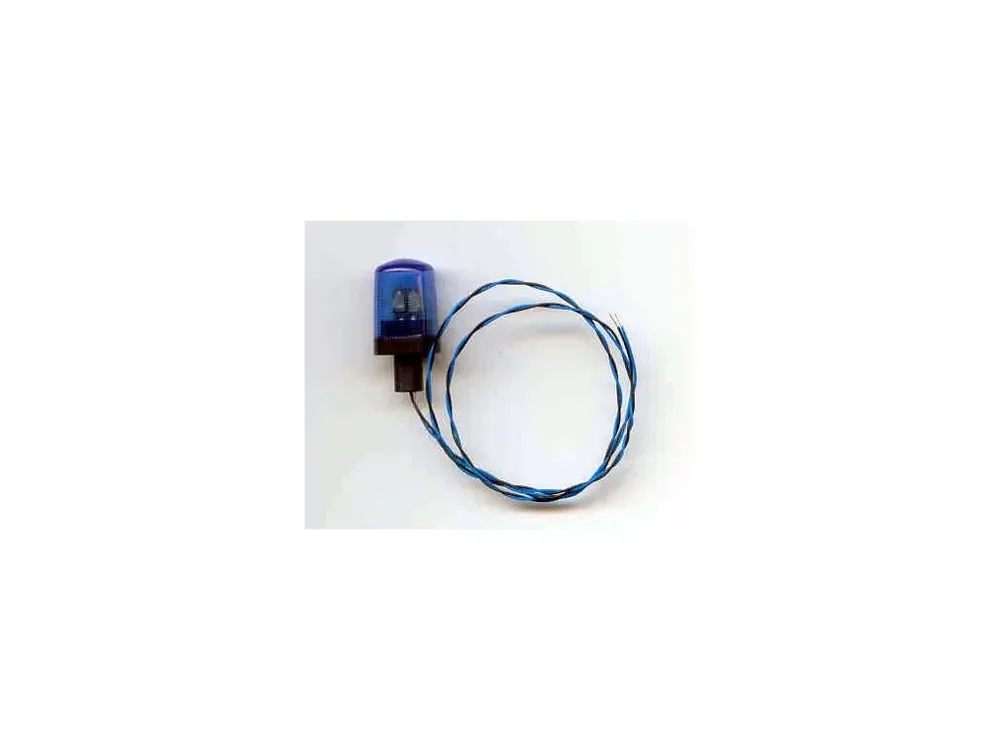 Maják modrý typ D 7 LED s elektronikou 4,8-14V 1/14 Rychlé Dodání