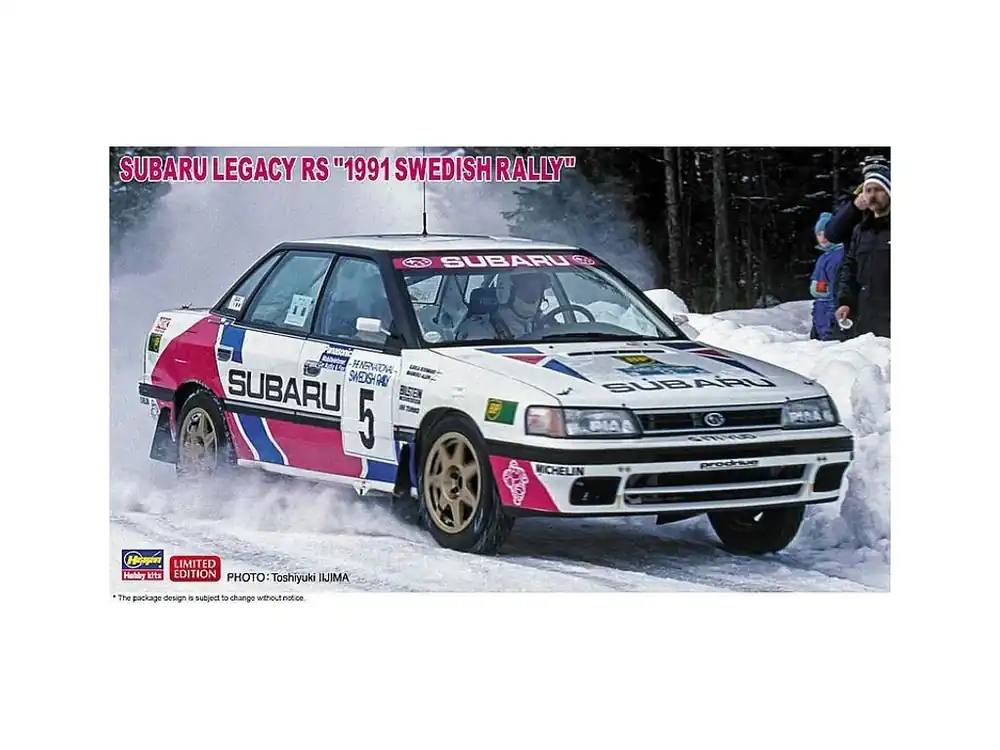 Jen Po Omezenou Doba Subaru Legacy RS, 1991 Swedish Rally 1/24