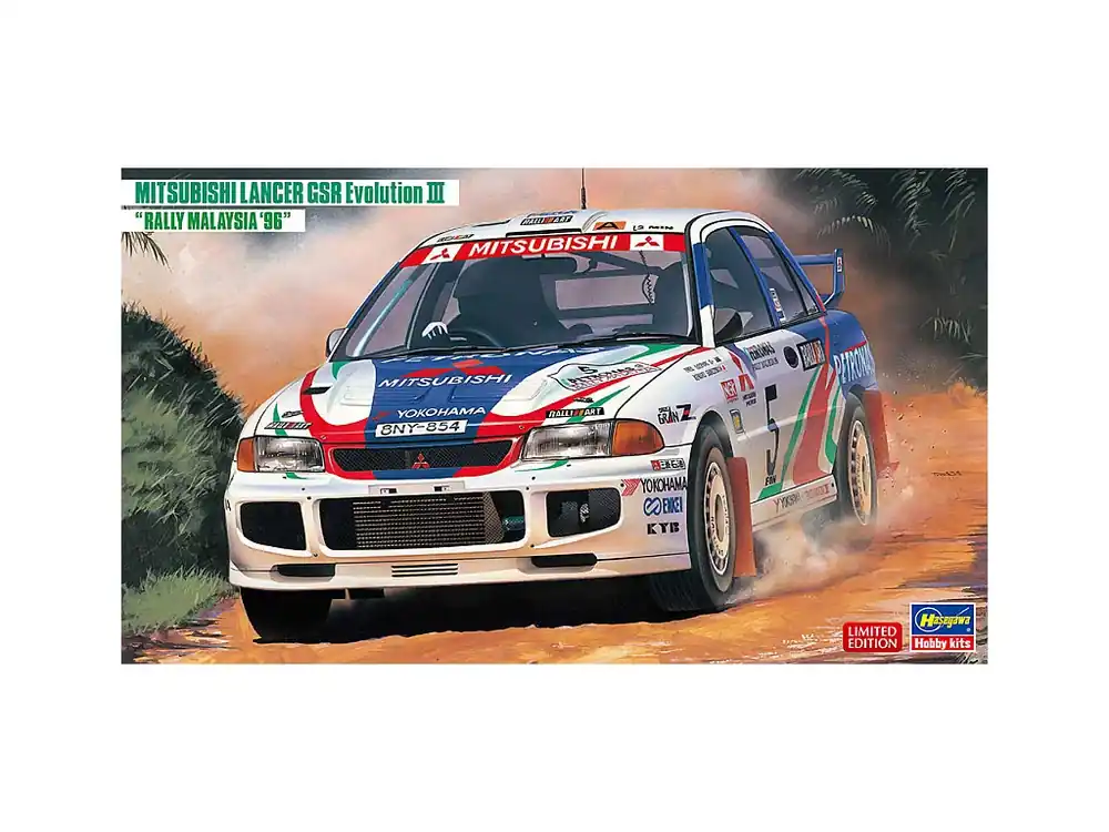 Zlevněný Mitsubishi Lancer GSR Evo III, Rally Malaysia 1996 1/24