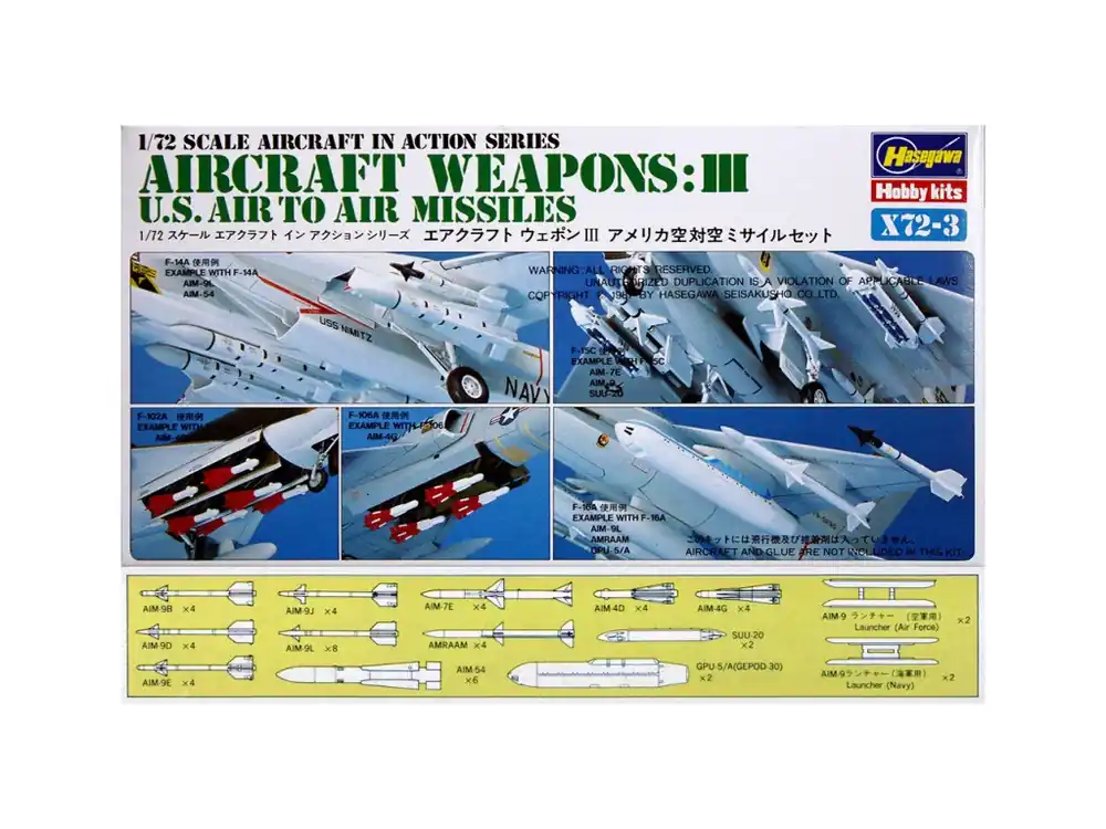 Odeslání Ihned US Aircraft Weapons III 1/72