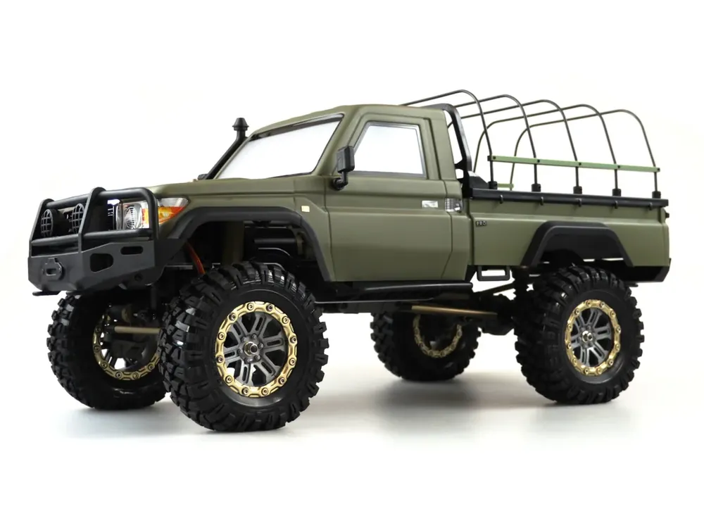 Amewi RC AMXRock RCX10PS Scale Crawler Pick-Up zelený 1/10 RTR Levný