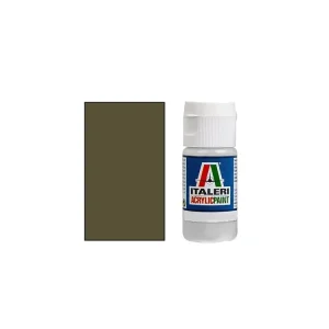 Akce Barva Italeri Acrylic - Flat Military Green 20ml