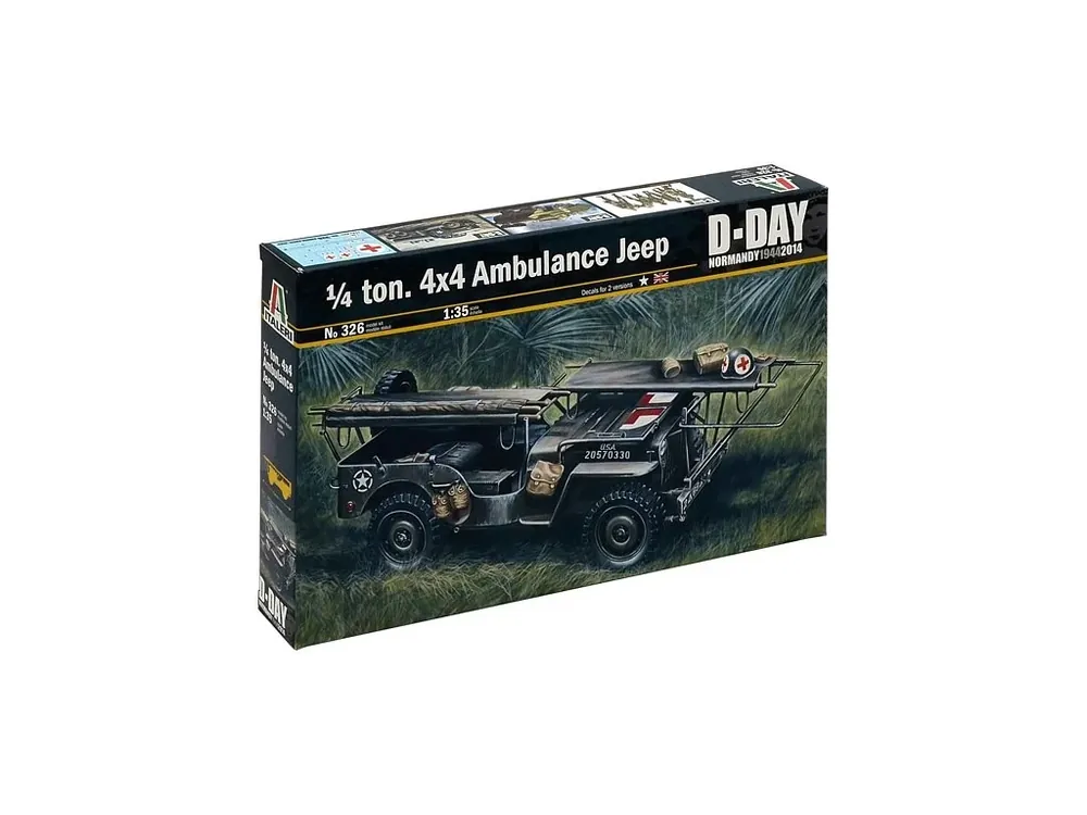 Aktuální Ambulance Jeep 4x4 1/35