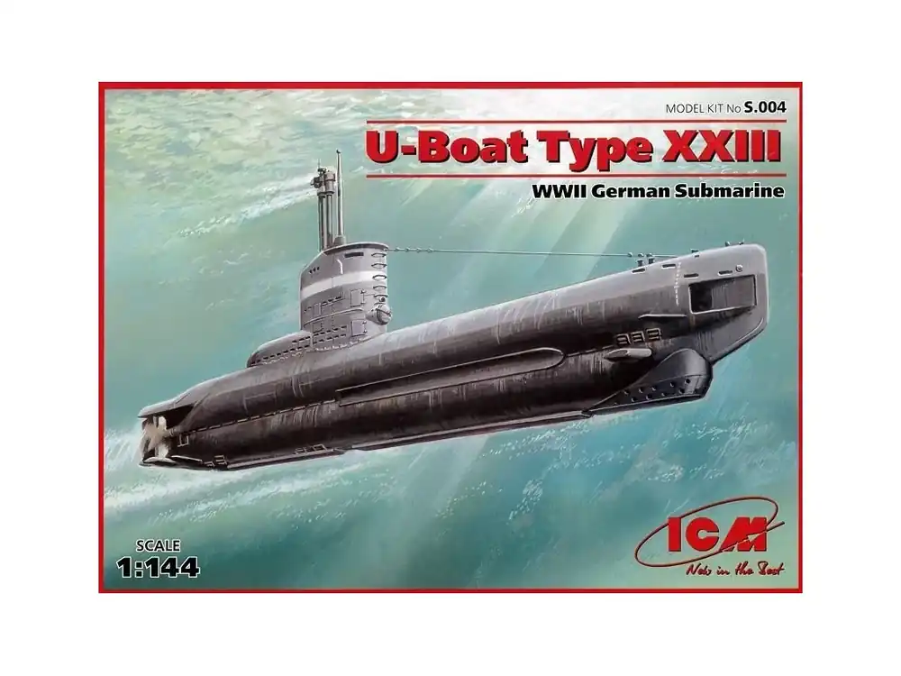 U-Boot Type XXIII 1/144 ICM S.004 Vysoce Kvalitní