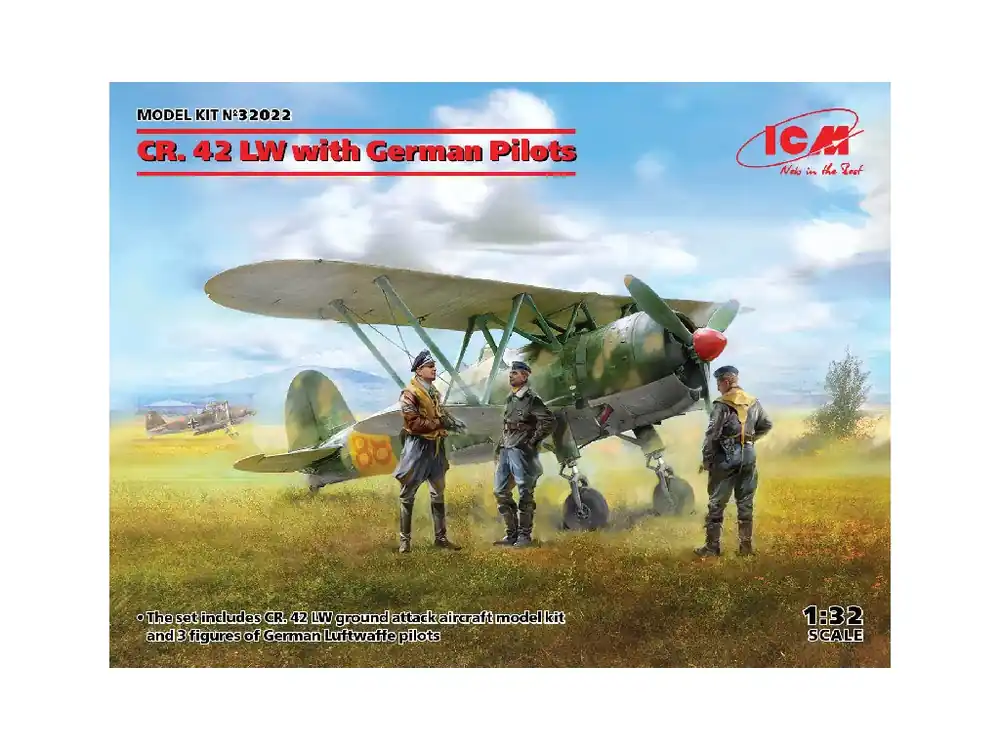 Nejlepší Volba Fiat CR.42 LW with German Pilots 1/32