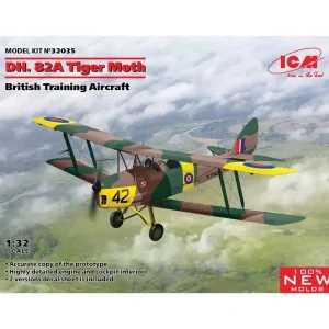Zlevněný D.H. 82A Tiger Moth, British Training Aircraft 1/32