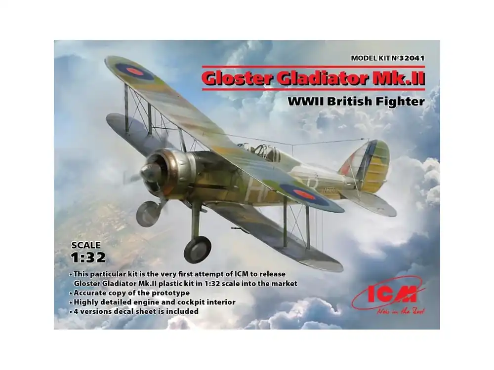 Gloster Gladiator Mk.II 1/32 Sezónní Sleva