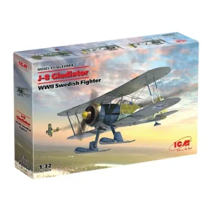 Akční Cena J-8 Gladiator, WWII Swedish Fighter 1/32