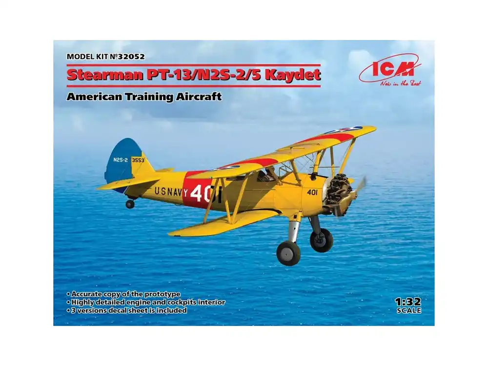 Stearman PT-13/N2S-2/5 Kaydet 1/32 Značkový