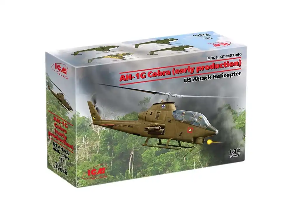 AH-1G Cobra (early production), US Attack Helicopter 1/32 Zlevněný