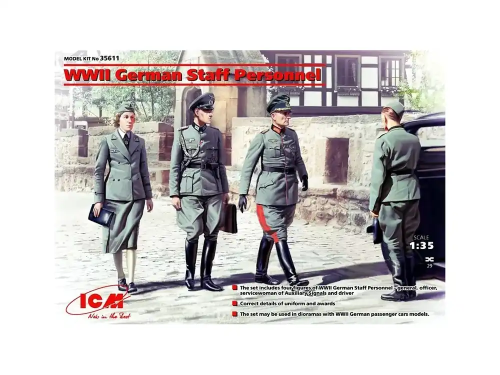 German Staff Personnel 1939-1945 WW2 1/35 Finální Výprodej
