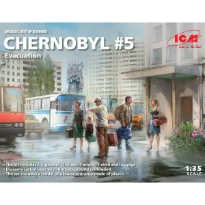 Akční Cena Chernobyl 5. Evacuation (4 adults, 1 child, luggage) 1/35