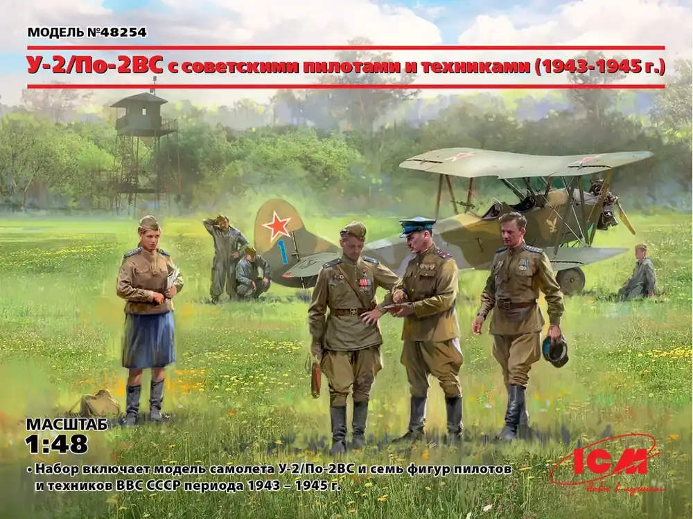 U-2/Po-2VS with Soviet Pilots & GP 1943 -1945 1/48 Nová Kolekce