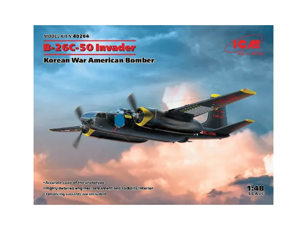 B-26-50 Invader, Korean War 1/48 Autentický