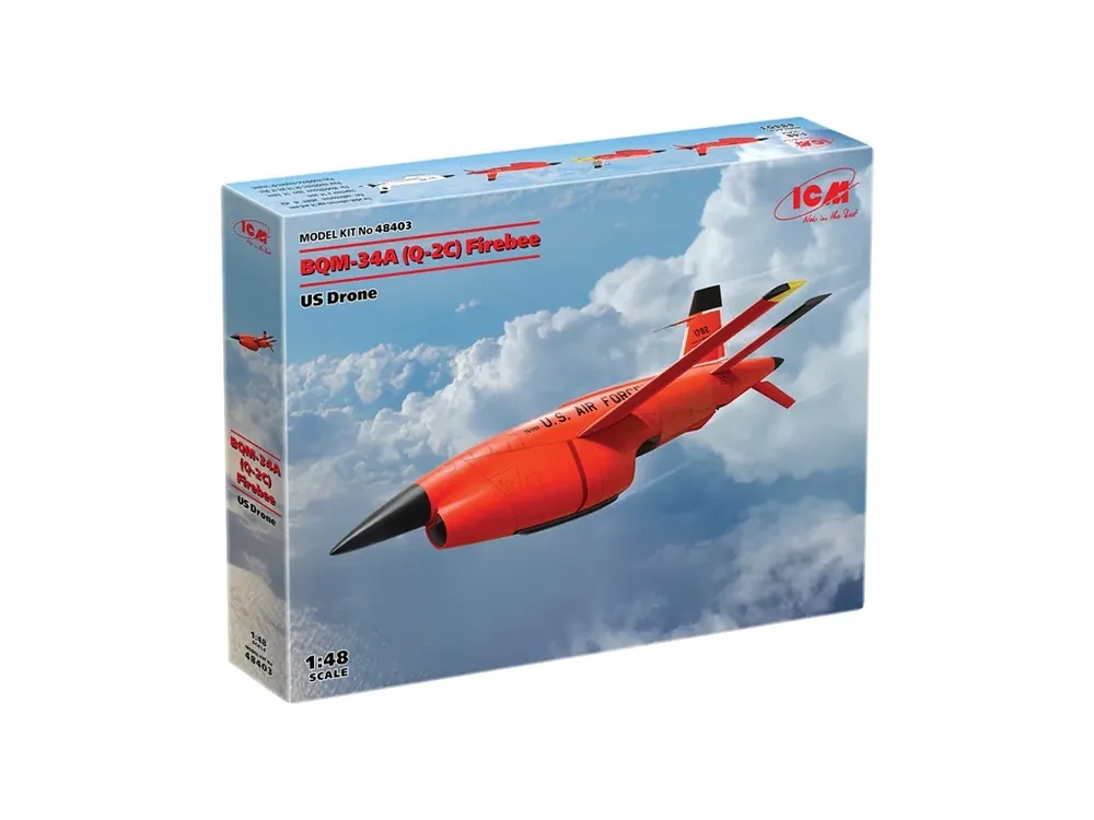 Akční Nabídka Q-2C (BQM-34A) Firebee, US Drone (2 airplanes + pilons) 1/48