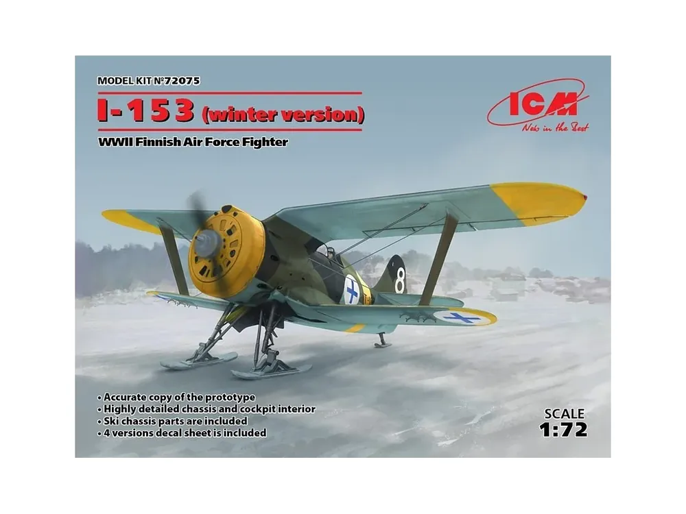 I-153 Finnish AF winter version 1/72 Oblíbený