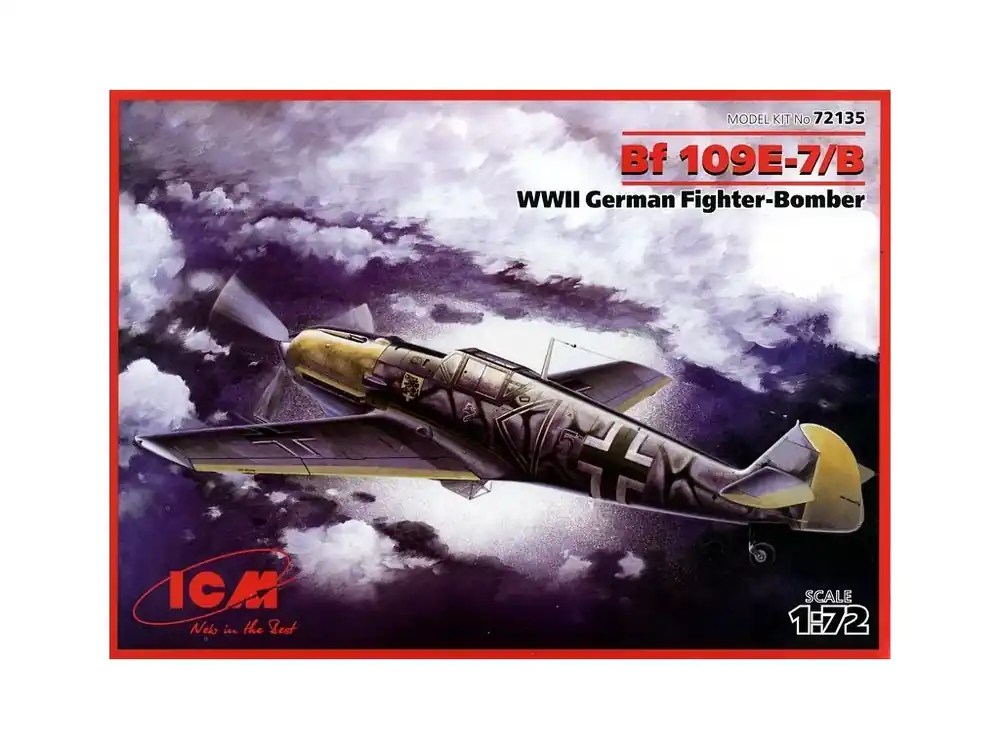 Bf 109 E-4 7/B 1/72 Tovární Cena