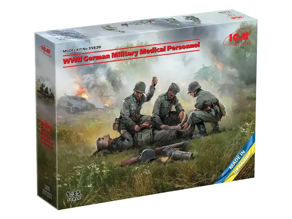 WWII German Military Medical Personnel 1/35 Jen Po Omezenou Doba