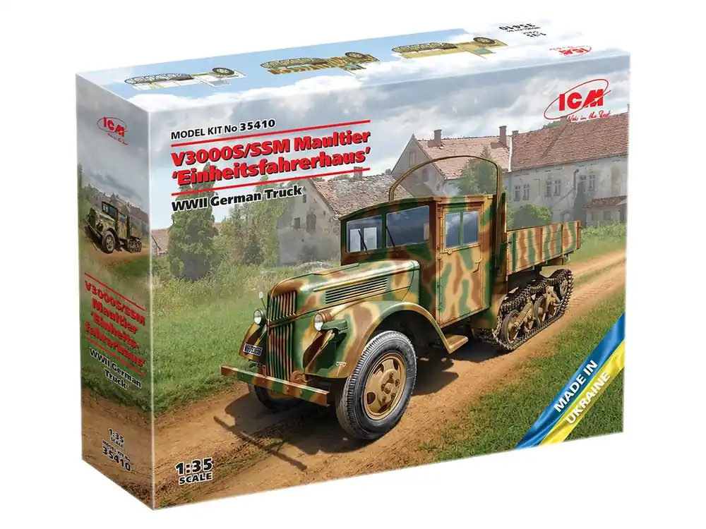 Objednat Nyní V3000S/SSM Maultier Einheitsfahrerhaus WWII German Truck 1/35